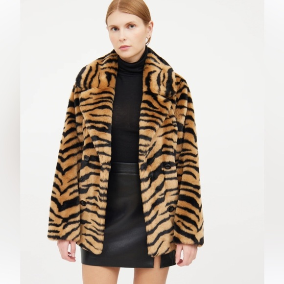 Stand Studio Jackets & Blazers - STAND STUDIO Tiffany Tiger Print Jacket